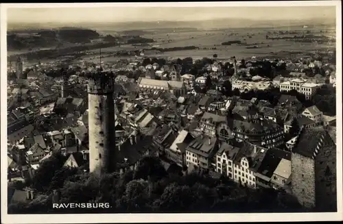 Ak Ravensburg in Oberschwaben, Stadtübersicht