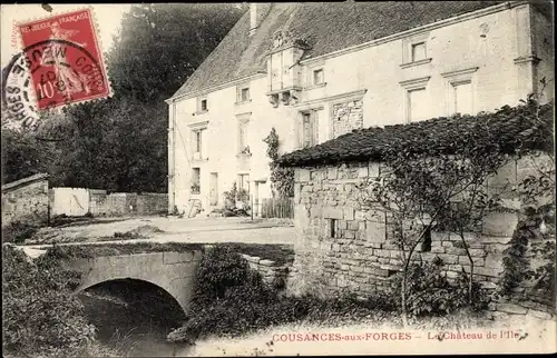 Ak Cousances les Forges Meuse, Le Chateau de l'Ile