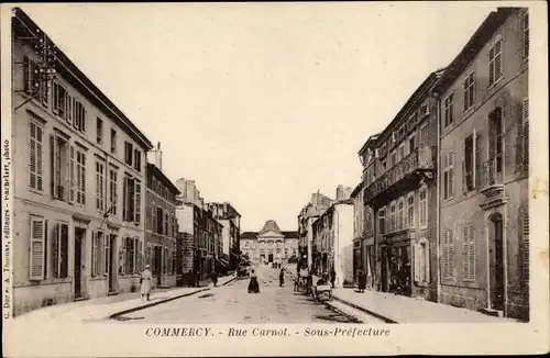 Ak Commercy Lothringen Meuse, Rue Carnot, Sous Prefecture