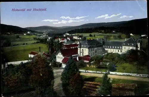 Ak Le Hohwald Elsass Bas Rhin, Gesamtansicht, Hochfeld