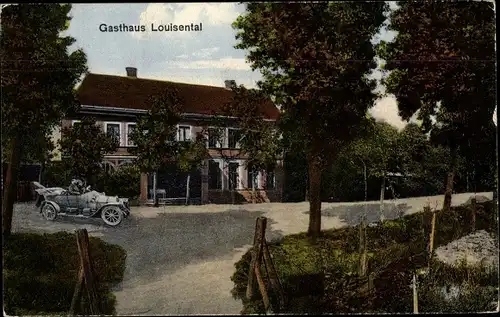 Ak Pechau Magdeburg in Sachsen Anhalt, Gasthof Louisental