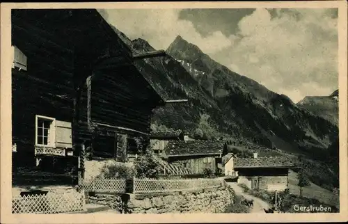 Ak Gerstruben Oberstdorf im Oberallgäu, Ortspartie