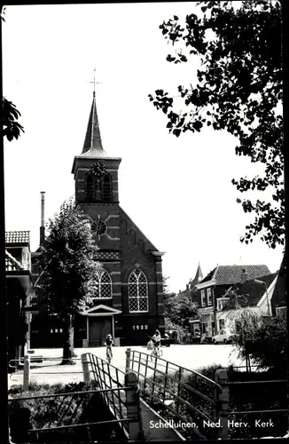 Ak Schelluinen Giessenlanden Südholland, Ned. Herv. Kerk