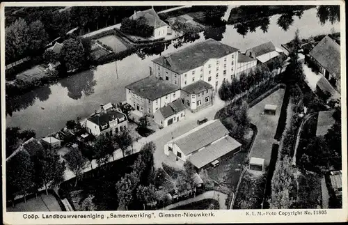 Ak Giessen-Nieuwkerk Südholland Niederlande, Coöp. Landbouwvereeniging Samenwerking