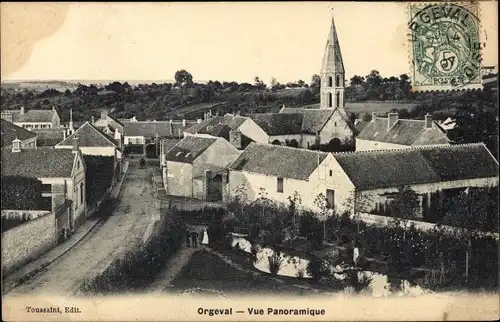 Ak Orgeval Yvelines, Vue Panoramique