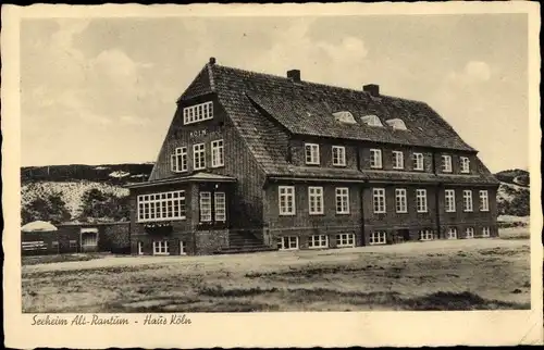 Ak Rantum auf Sylt, Haus Köln