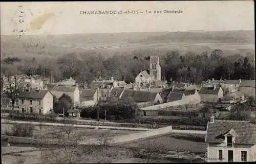 Ak Chamarande Essonne, La vue Generale