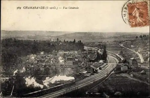 Ak Chamarande Essonne, Vue Generale