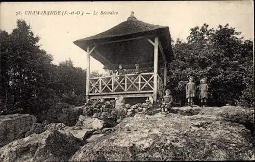 Ak Chamarande Essonne, Le Belverde