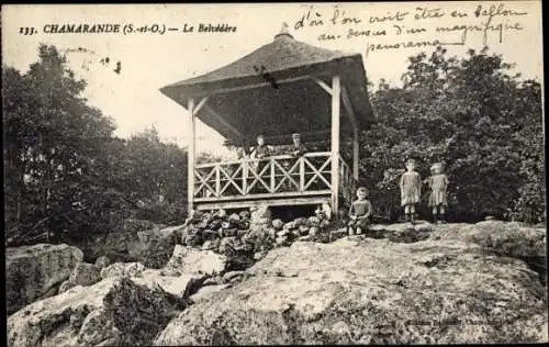 Ak Chamarande Essonne, La Belverde