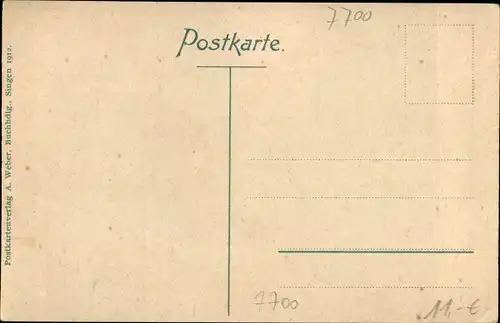 Künstler Ak Singen Hohentwiel Baden Württemberg, Panorama