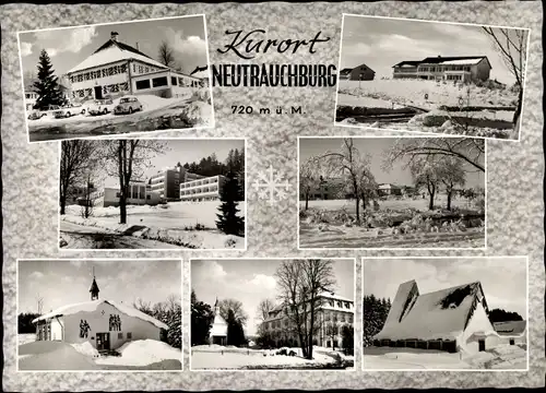 Ak Neutrauchburg Isny im Allgäu Baden Württemberg, Winter