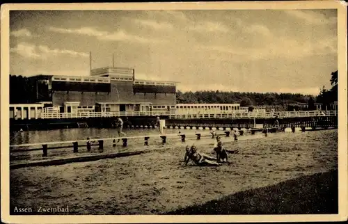 Ak Assen Drenthe Niederlande, Zwembad