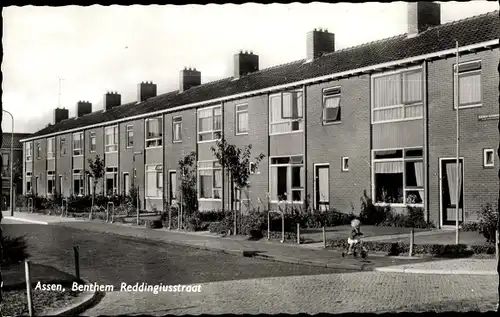 Ak Assen Drenthe Niederlande, Benthem Reddingiusstraat