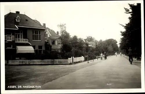 Ak Assen Drenthe Niederlande, Dr. Nassaulaan