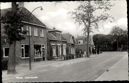 Ak Assen Drenthe Niederlande, Lonerstraat