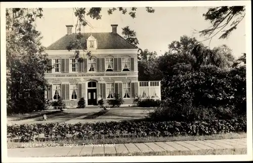 Ak Frederiksoord Drenthe, Hogere Tuinbouwschool