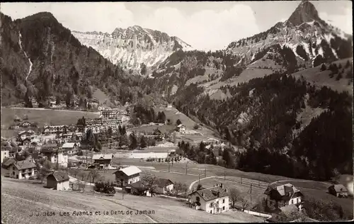 Ak Montreux Kanton Waadt, Les Avants, La Dent de Jaman