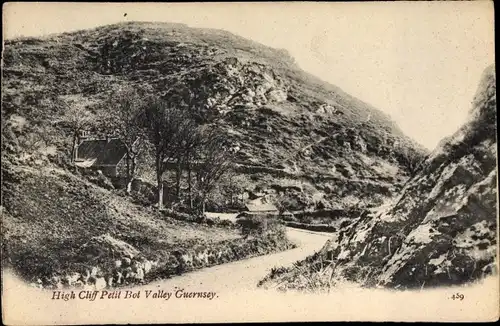 Ak Kanalinsel Guernsey, High Cliff Petit Bot Valley