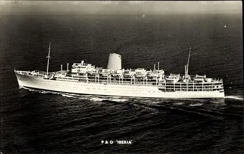 Ak Steamer Iberia, Dampfschiff, P&O