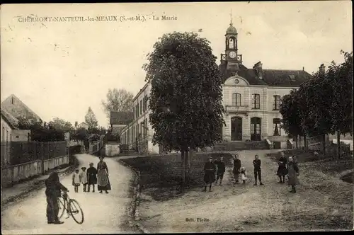 Ak Chermont Nanteuil lès Meaux Seine et Marne, La Mairie