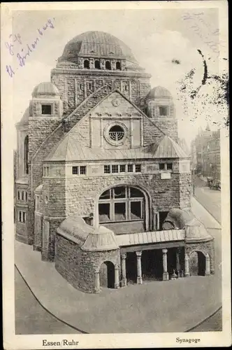 Ak Essen im Ruhrgebiet, Synagoge