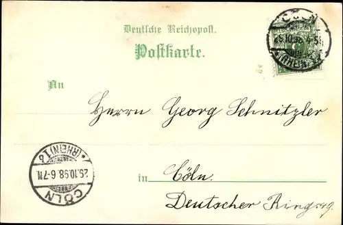 Litho Friedrichsruh Aumühle Schleswig Holstein, Fürst Otto von Bismarck, Hund, Villa