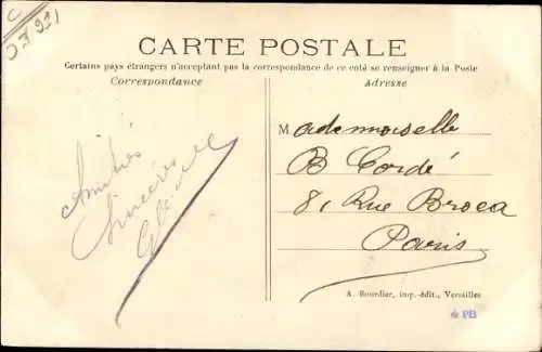 Ak Arpajon Essonne, Buchstaben, Ortsansichten, Blumen