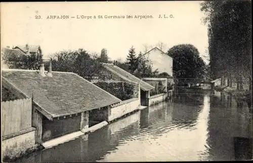 Ak Arpajon Essonne, L'Orge a St. Germaiu les Arpajon