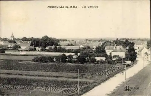 Ak Angerville Essonne, Vue Generale