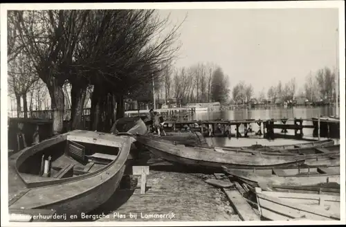 Ak Rotterdam Südholland Niederlande, BErgsche Plas bij Lommerrijk