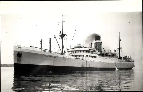 Foto Ak Steamer City of Canterbury, Dampfschiff, Ellerman Lines, 1922