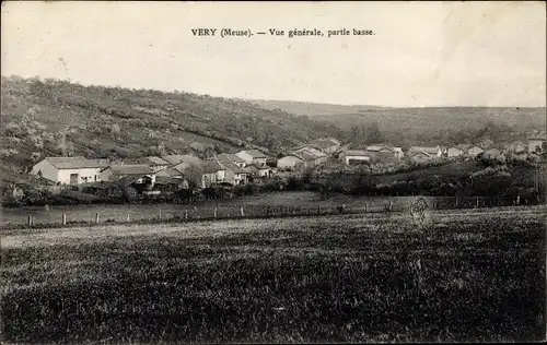 Ak Véry Meuse, Vue generale, partie basse