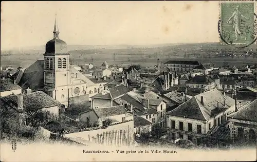 Ak Vaucouleurs Meuse, Vue prise de la Ville Haute