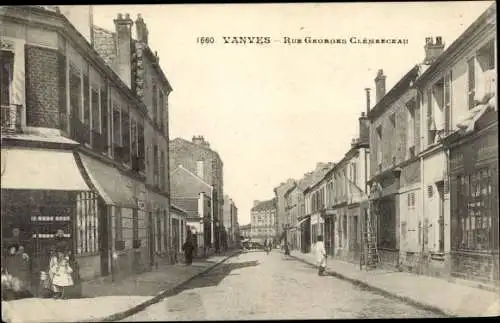 Ak Vanves Hauts de Seine, Rue Georges Clemenceau