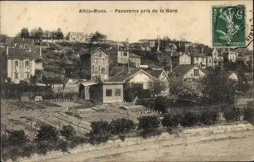 Ak Athis Mons Essonne, Panorama pris de la Gare