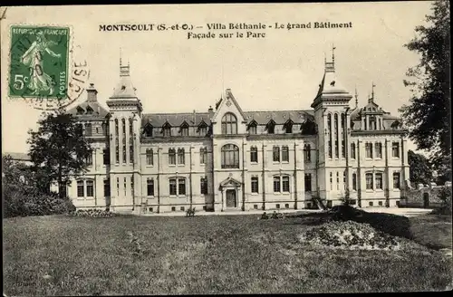 Ak Monsoult Val-d’Oise, Villa Bethanie, Le grand Batiment