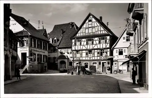 Ak Gernsbach im Schwarzwald, Hofstätte, Fachwerk, Gasthaus