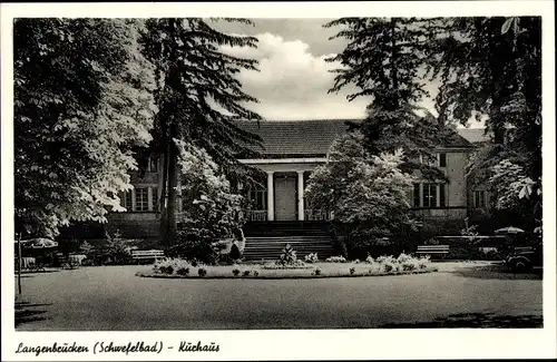 Ak Langenbrücken Bad Schönborn, Kurhaus