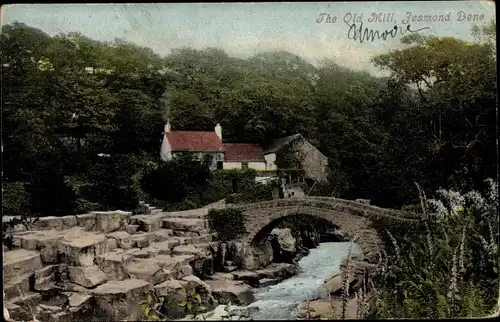 Ak Jesmond Dene Newcastle upon Tyne North East England, The Old Mill