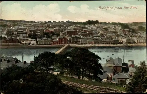 Ak Bideford Torridge Devon South West England, View from the Fort