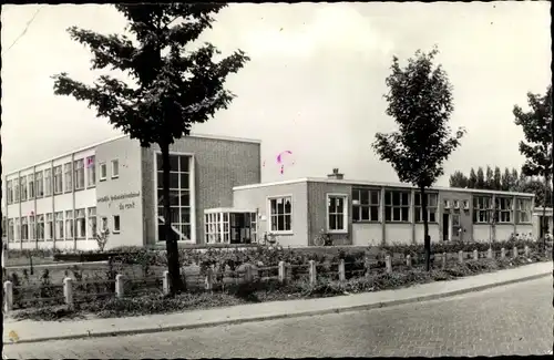 Foto Ak Waddinxveen Südholland, Chr. Landbouwhuishoudschool, De Rank