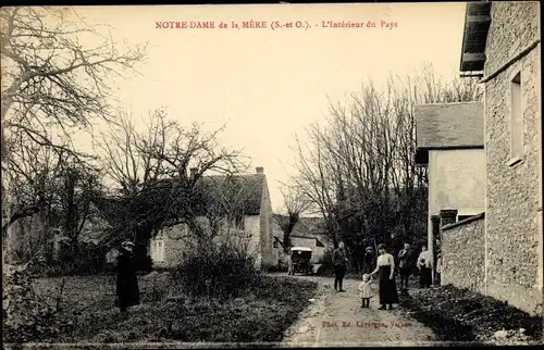 Ak Notre Dame de la Mere Yvelines, Interieur du Pays