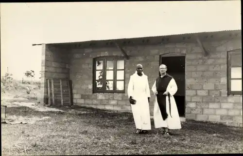 Foto Ak Kasanza DR Kongo Zaire, Geistliche