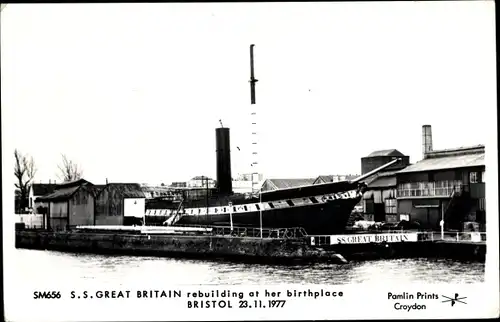 Ak Dampfer S S Great Britain, Great Western Railway