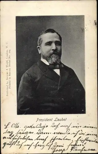 Ak Emile Loubet, französischer Präsident