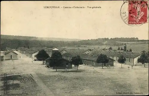 Ak Lerouville Lothringen Meuse, Caserne d'Infanterie, Vue generale