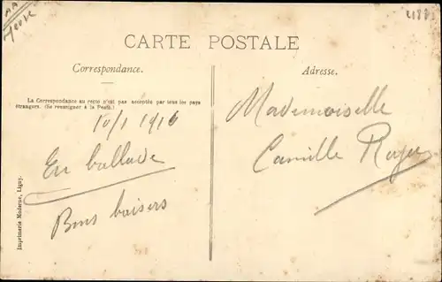 Ak Ligny Meuse, Vue generale