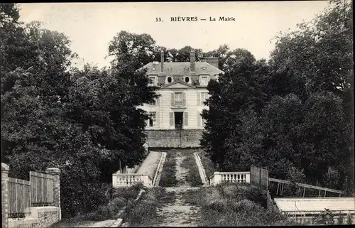 Ak Bièvres Essonne, La Mairie