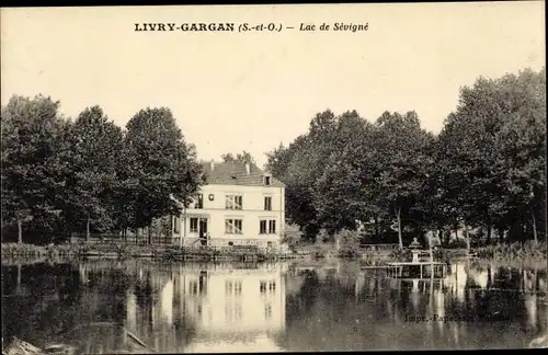 Ak Livry Gargan Seine Saint Denis, Lac de Sevigne